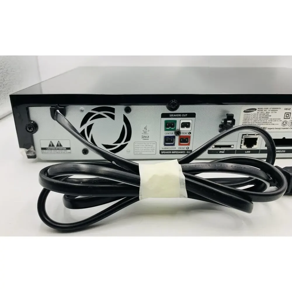 Samsung Blu-ray 3D DVD Vacuum Tube Player Model HT-E6500 Tested